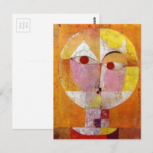 Paul Klee Senecio Painting Briefkaart (Voorkant / Achterkant)