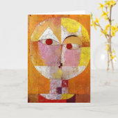 Paul Klee Senecio Painting Kaart (Gele Bloem)