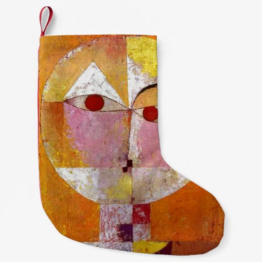 Paul Klee Senecio Painting Kleine Kerstsok (Voorkant)