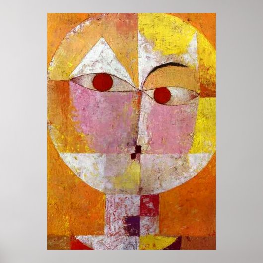 Paul Klee Senecio Painting Poster (Voorkant)