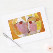 Paul Klee Senecio Painting Rechthoekige Sticker (Envelop)