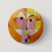 Paul Klee Senecio Painting Ronde Button 5,7 Cm (Voorkant)