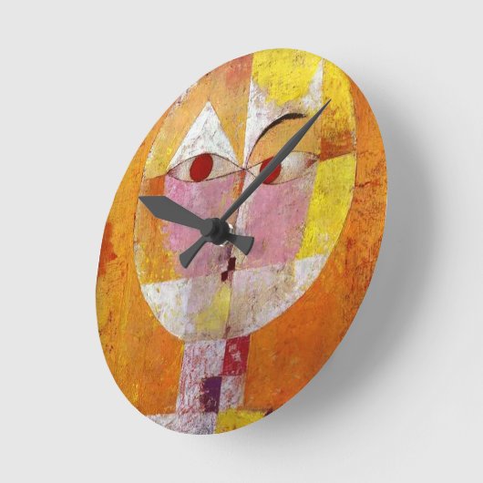 Paul Klee Senecio Painting Ronde Klok (Hoek)