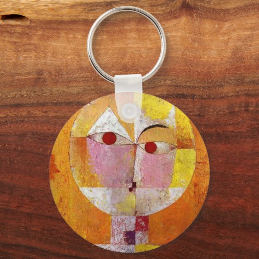 Paul Klee Senecio Painting Sleutelhanger (Voorkant)