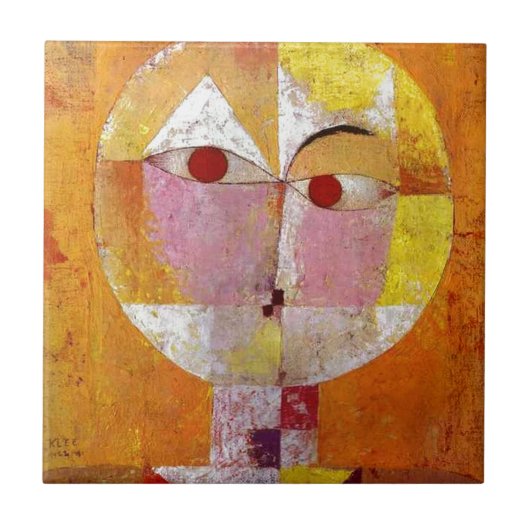 Paul Klee Senecio Painting Tegeltje (Voorkant)