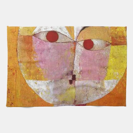 Paul Klee Senecio Painting Theedoek (Horizontaal)