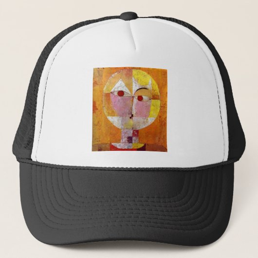 Paul Klee Senecio Painting Trucker Pet (Voorkant)