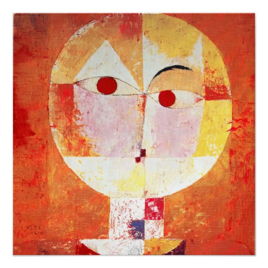 Paul Klee Senecio Poster (Voorkant)