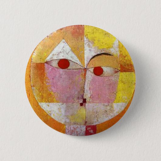 Paul Klee - Senecio Ronde Button 5,7 Cm (Voorkant)