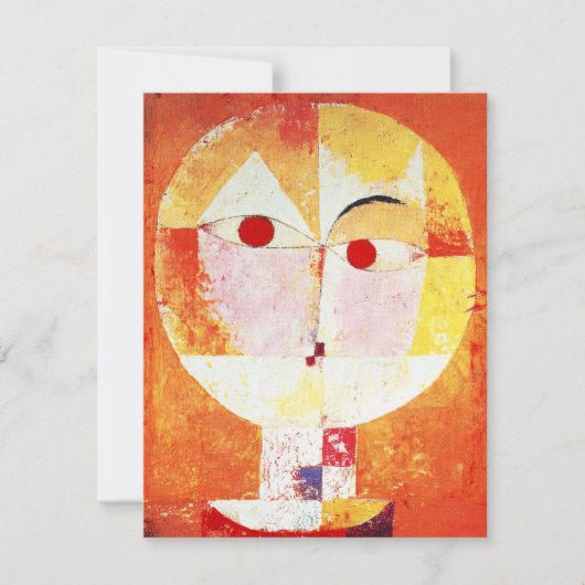 Paul Klee Senecio Uitnodigingen (Voorkant)