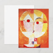 Paul Klee Senecio Uitnodigingen (Voorkant / Achterkant)