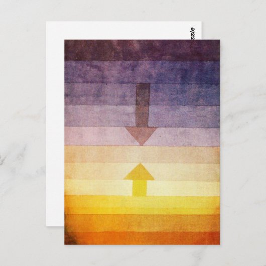 Paul Klee Separation in the Evening Briefkaart (Voorkant / Achterkant)