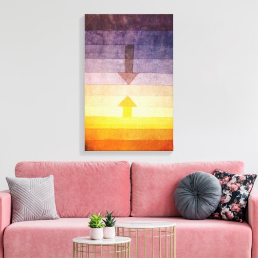 Paul Klee Separation in the Evening Canvas Wrap (Insitu (Woonkamer))