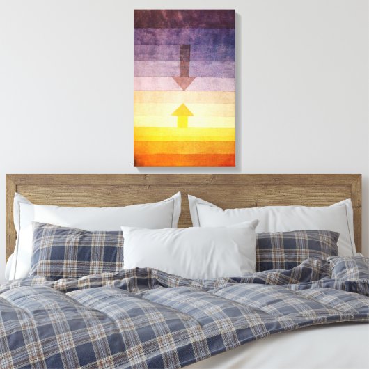 Paul Klee Separation in the Evening Canvas Wrap (Insitu (Slaapkamer))