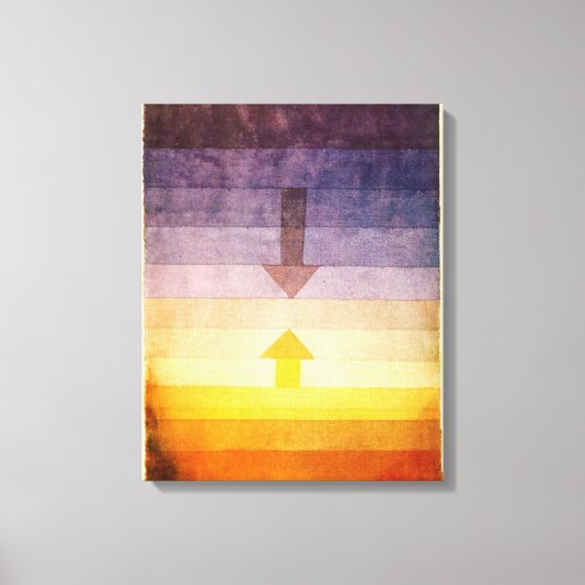 Paul Klee Separation in the Evening Canvas Wrap Afdruk (Voorkant)