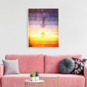 Paul Klee Separation in the Evening Canvas Wrap Afdruk (Insitu (Woonkamer))