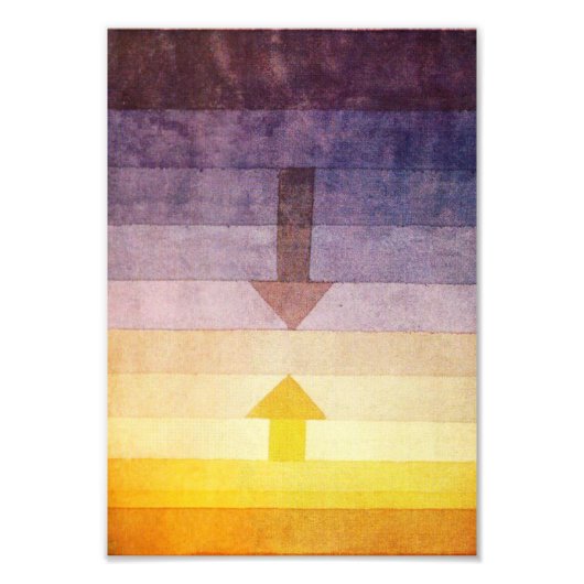 Paul Klee Separation in the Evening Photo Print Foto Afdruk (Voorkant)
