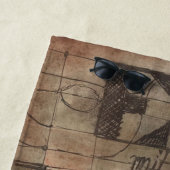 Paul Klee Shower Curtain Strandlaken (In situ)