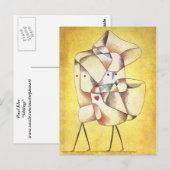 Paul Klee - Siblings Briefkaart (Voorkant / Achterkant)