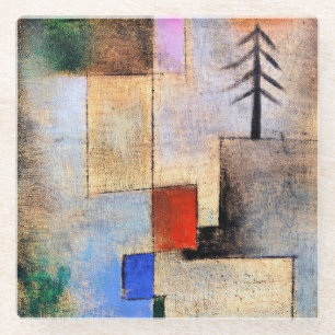 Paul Klee - Small Fir Afbeelding Glazen Onderzetter