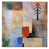Paul Klee - Small Fir Afbeelding Tegeltje (Voorkant)