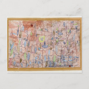 Paul Klee- Sparse foliage Briefkaart