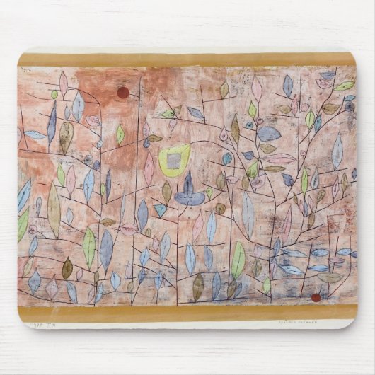 Paul Klee- Sparse foliage Muismat (Voorkant)