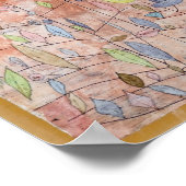 Paul Klee- Sparse foliage Poster (Hoek)