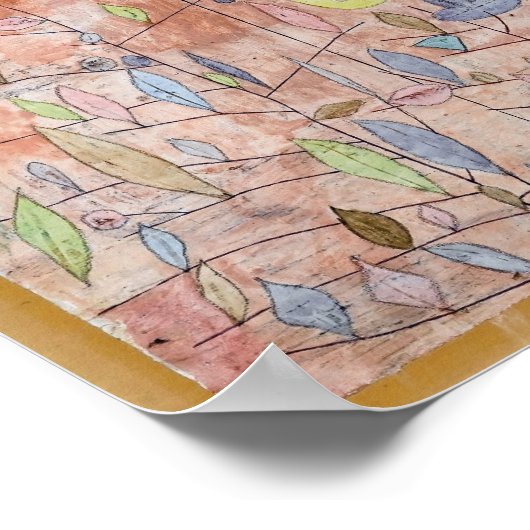 Paul Klee- Sparse foliage Poster (Hoek)