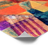 Paul Klee - Stad met de Drie Domes Poster (Hoek)