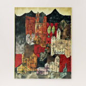Paul Klee - Stad van de Kerken Legpuzzel (Verticaal)