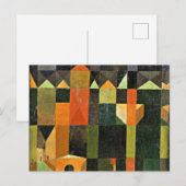Paul Klee - Stad van Torens Briefkaart (Voorkant / Achterkant)