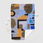 Paul Klee stelt Abstracte schilderende moderne kun Golfhanddoek (Insitu)
