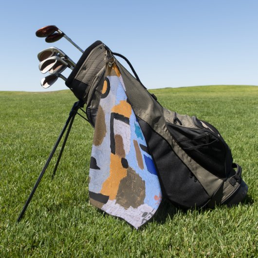 Paul Klee stelt Abstracte schilderende moderne kun Golfhanddoek (Groen)