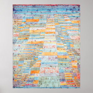 Paul Klee stelt een rondleiding op Poster