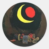 Paul Klee - Sterke Droom Ronde Sticker (Voorkant)