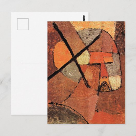 Paul Klee - Stopte van de lijst Briefkaart (Voorkant / Achterkant)