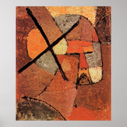 Paul Klee - Stopte van de lijst Poster (Voorkant)