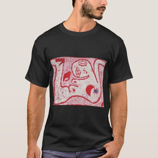 Paul Klee Strahlung Und Rotation ( Abstract patroo T-shirt (Voorkant)