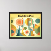 Paul Klee Style Canvas Afdruk (Voorkant)