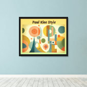 Paul Klee Style Canvas Afdruk (Insitu (Houten vloer))