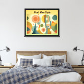 Paul Klee Style Canvas Afdruk (Insitu (Slaapkamer))