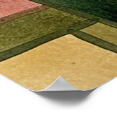 Paul Klee Style Mosaic Garden Folk Art Print (Hoek)