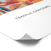 Paul Klee, Temple Gardens - kleurrijke Abstracte k Poster (Hoek)