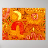 Paul Klee - The Garden in Hot Weather Poster (Voorkant)