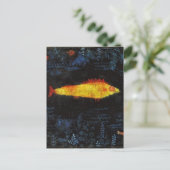 Paul Klee The Goldfish Waterverf Art Briefkaart (Staand voorkant)