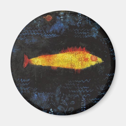 Paul Klee The Goldfish  Waterverf Art Magneet (Voorkant)