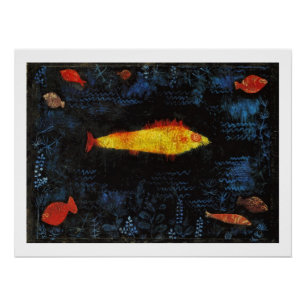 Paul Klee The Goldfish  Waterverf Art Poster