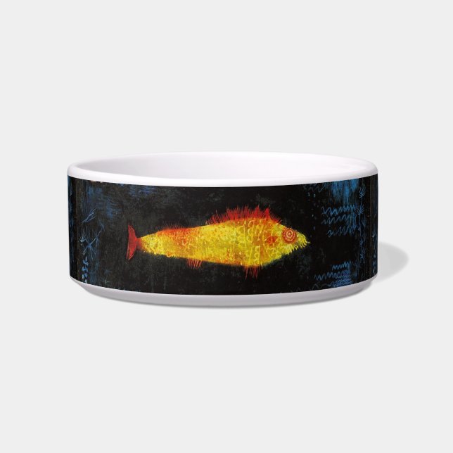 Paul Klee The Goldfish  Waterverf Art Voerbakje (Voorkant)