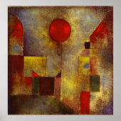 Paul Klee The Red Balloon Poster (Voorkant)